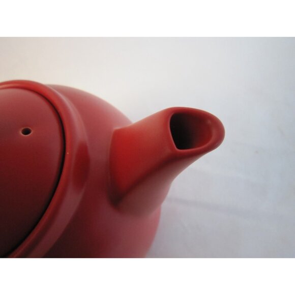 Celestial Seasonings Chantal 2003 Small Red Tea Pot - Picture 5 of 8